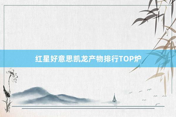 红星好意思凯龙产物排行TOP炉